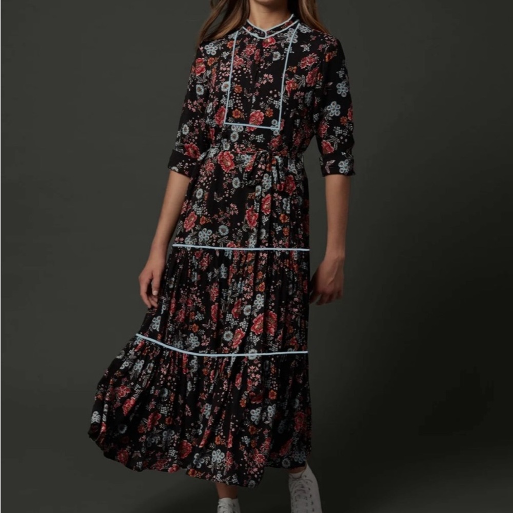Robin Flower Print Dress By ZAIKAMOYA